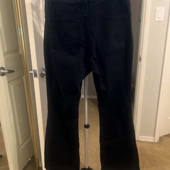 Express Women's Curvy Boot Mid-Rise Jean Black - Size 12R - Picture 2 of 7